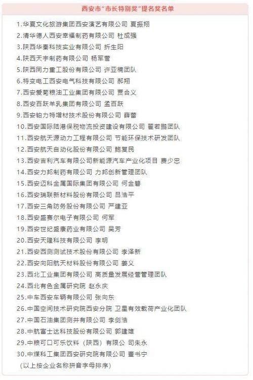 
西安市首届“市长特别奖”颁奖仪式 全国30余家媒体关注‘星空体育APP’(图10)